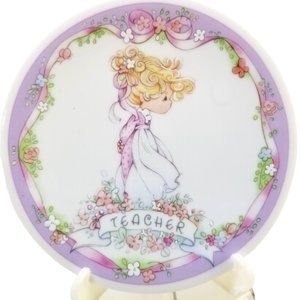 1991 Precious Moments Teacher’s Miniature Collector’s Porcelain Plate By Enesco